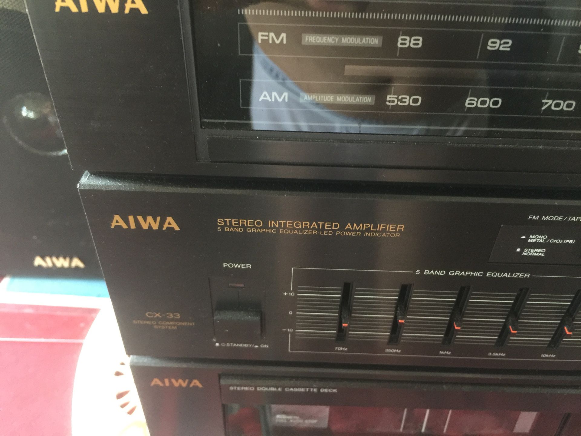 Aiwa audio system, excellent condition