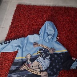 Us Navy Souvenir Hooded Jacket Zipped 