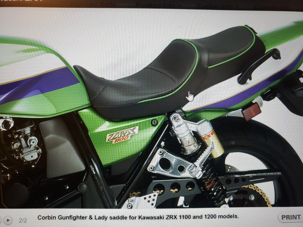 Kawasaki Zrx1100 Zrx1200 Corbin Seat for Sale in Chicago, IL