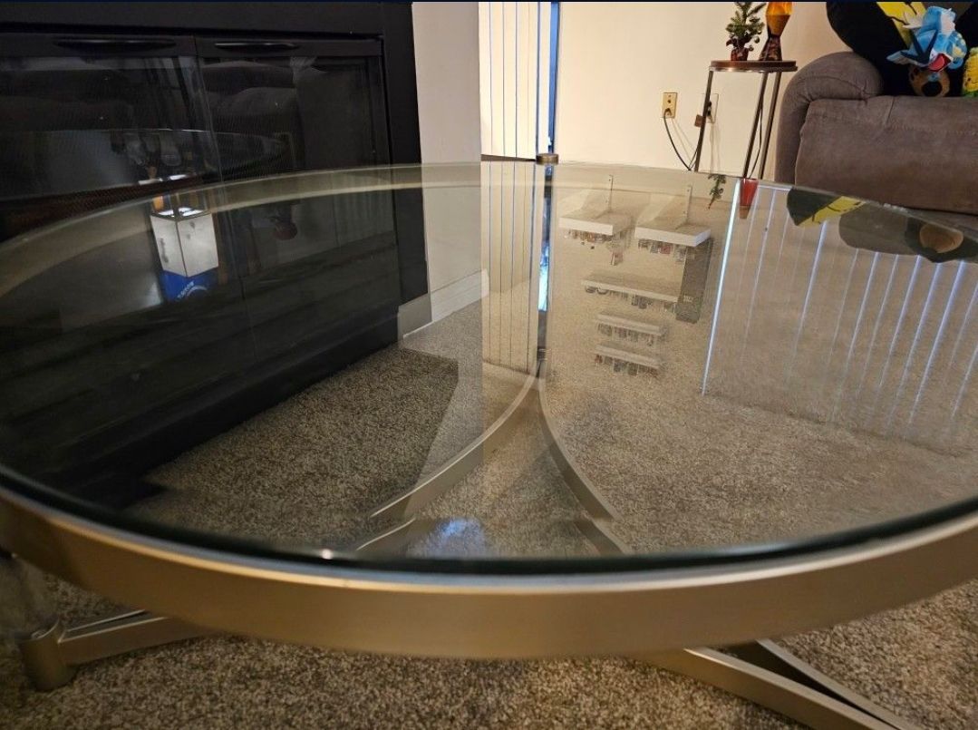 Glass Coffee Center Table