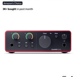 Focusrite Scarlet Interface 4th Gen