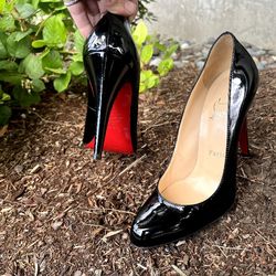 RED BOTTOM Christian Louboutin "Dolly" High Heels Pumps Shoes [Sz 38]