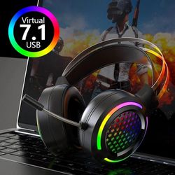 RGB Pro Gaming Headset. Immersive Hi-Fi Sound Extra Bass and Noise Reducing Mic