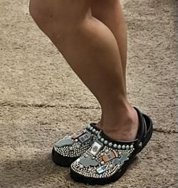 Custom Made Nurse Clogs Women size 8