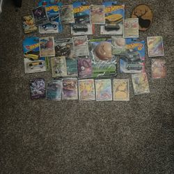 Pokémon Cards And Some Hotwheels 