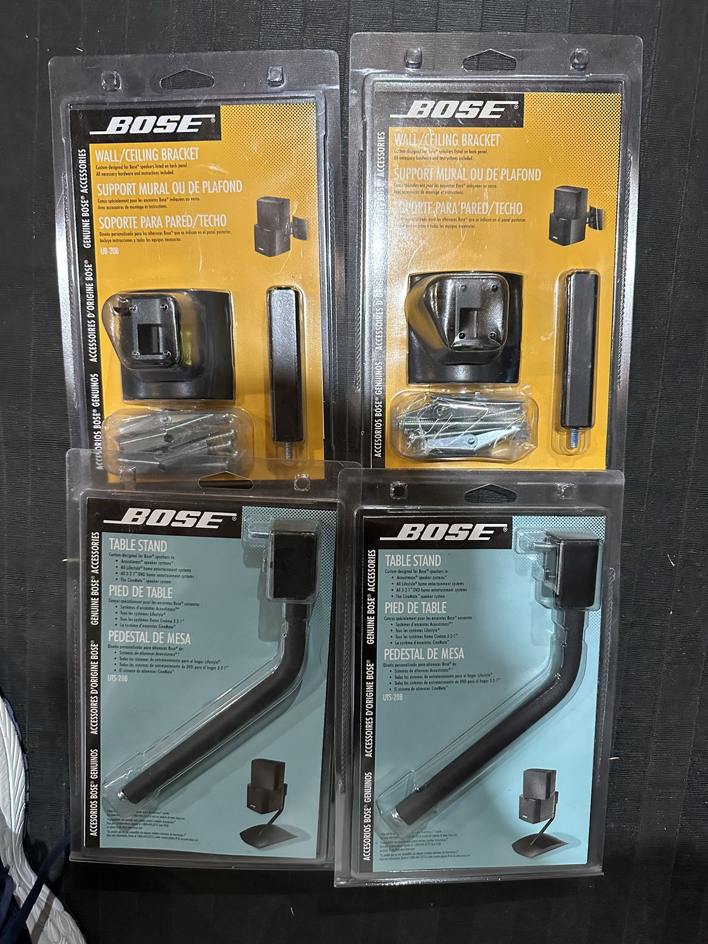 BOSE speaker Table Stand/ceiling Mounts (2 Each)