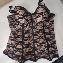 Black Lace Corset