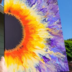Original Sunflower Painting 