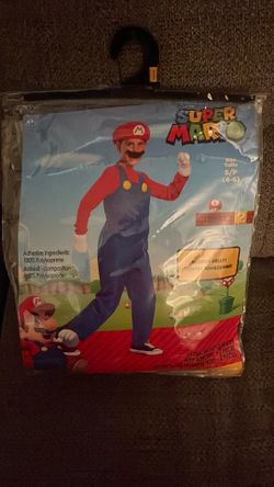 Mario costume kids 4-6