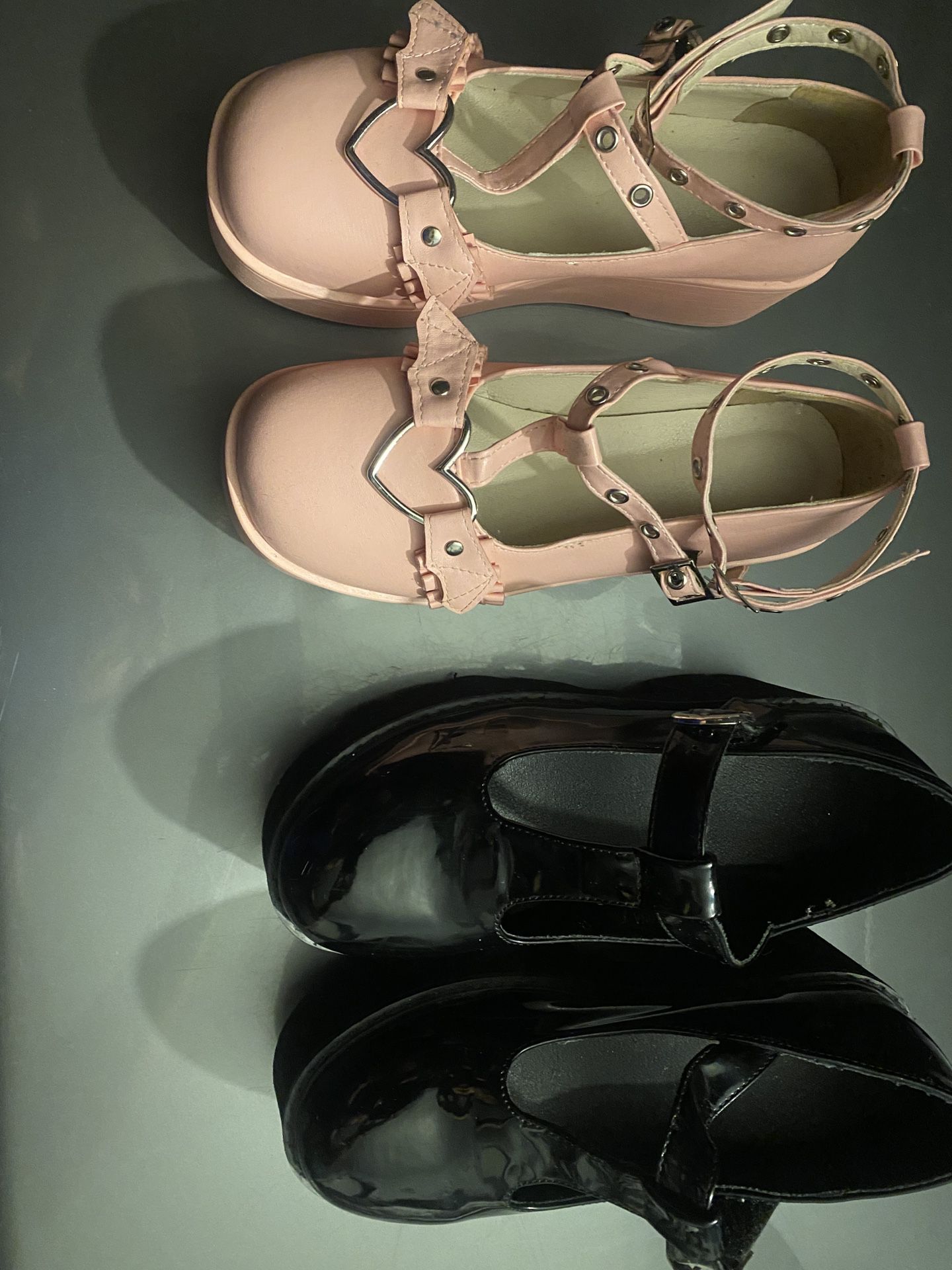 Platform Mary Jane Chunky Heel Strap On Shoes 5.5