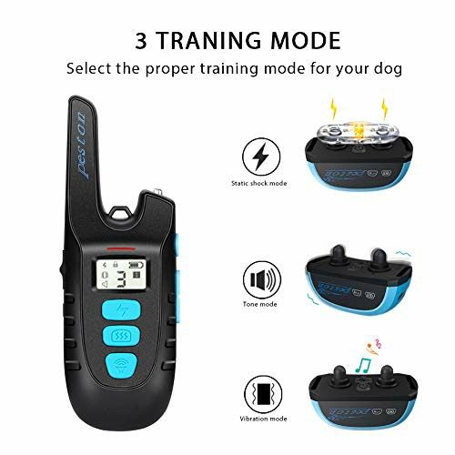 Peston new rechargeable dog training collar 1500 feet operational range