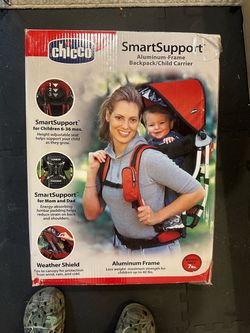 Chicco smart support aluminum frame backpack/child carrier
