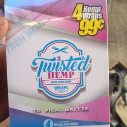 Twisted Hemp Wrap Tropical Breeze