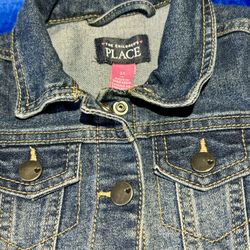 Chaqueta De Mezclilla Para Niña Size 3T