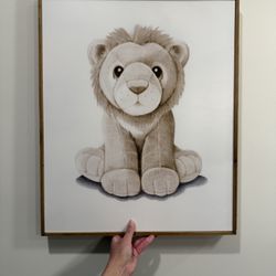 Lion Cub/ Nursery Wall Art (20 x 24)
