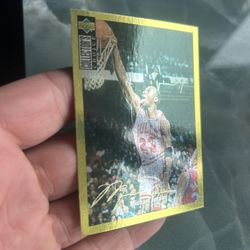 1994 Upper Deck Collectors Choice Michael Jordan Gold #240 