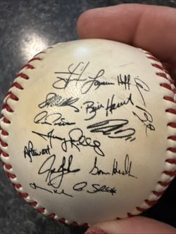 Reading Phillies Autographed Ball