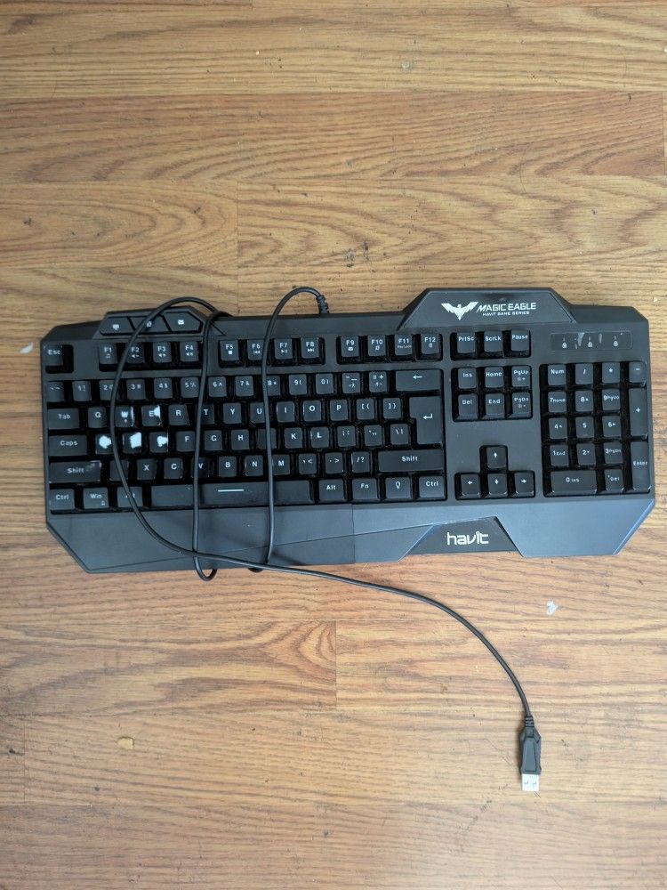 (FOR PARTS) HAVITS Gaming Keyboard