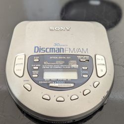 Sony Discman with FM/AM Radio (D-T405)