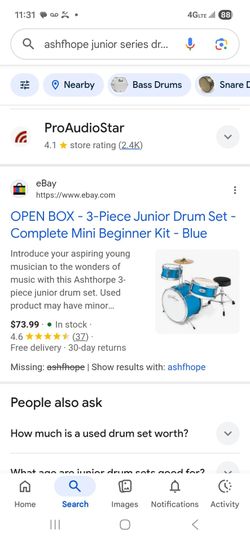 Ashfhope junior series drum set