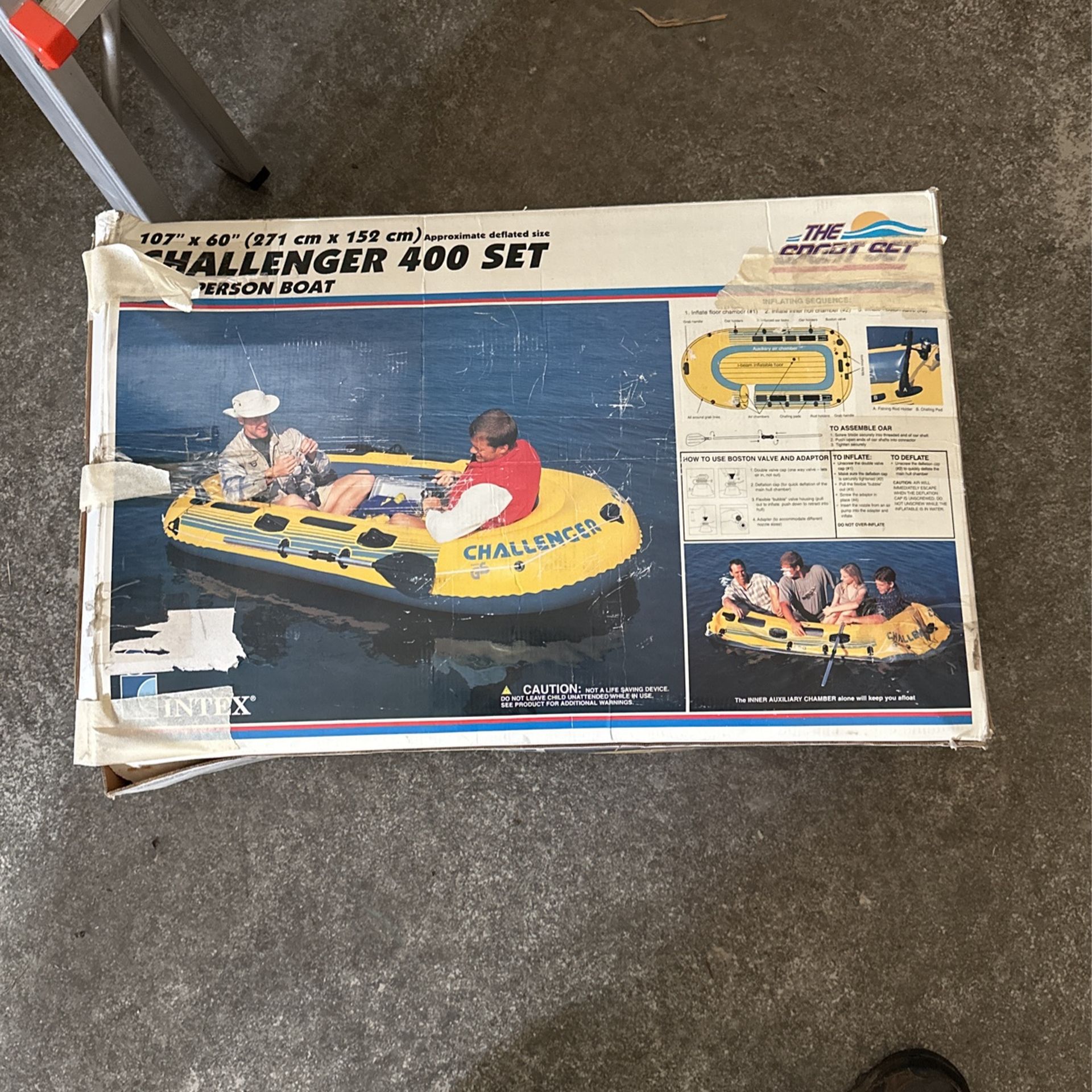 Challenger 400 Four Person Inflatable Boat