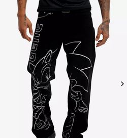 Sonic Denim jeans with chain size 28
