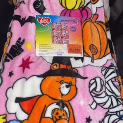 Halloween Care Bears Blanket 