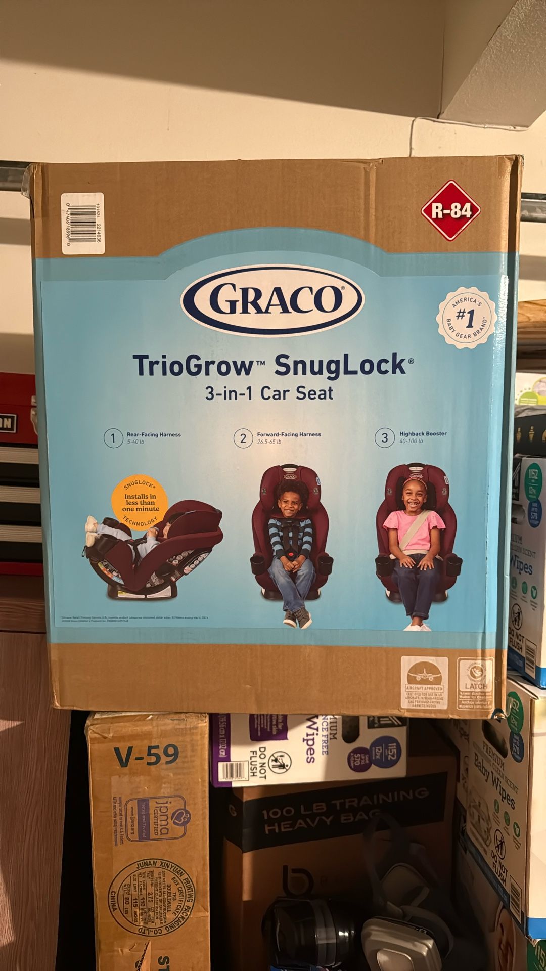 Graco TrioGrow SnugLock 3-in-1 Car Seat