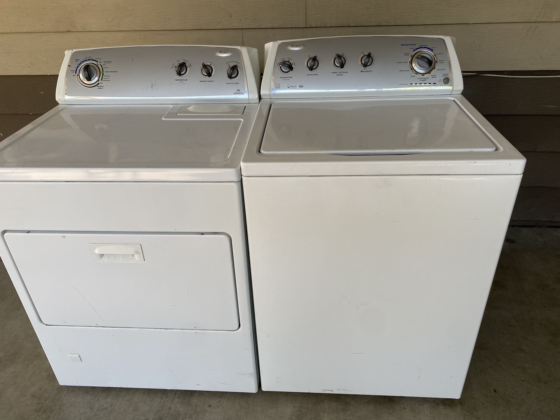 Whirlpool Washer And Dryer