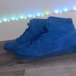  Blue Air Jordan 1 Suede Collection March 2017. 