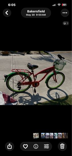 Bike Margaritaville Island Life 24 Inch Beach Cruiser
