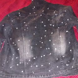 New Black Denim Jean Jacket 