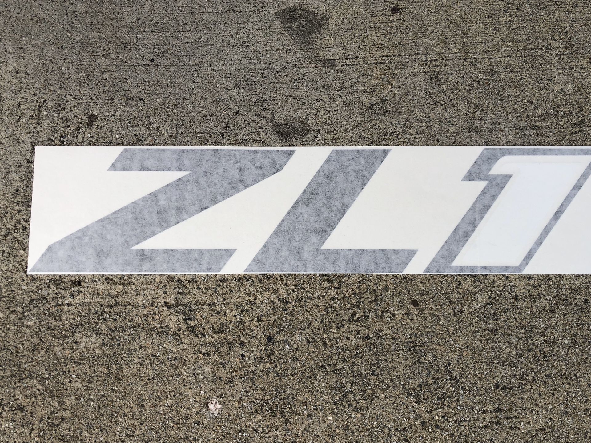 ZL1 Windshield Decal