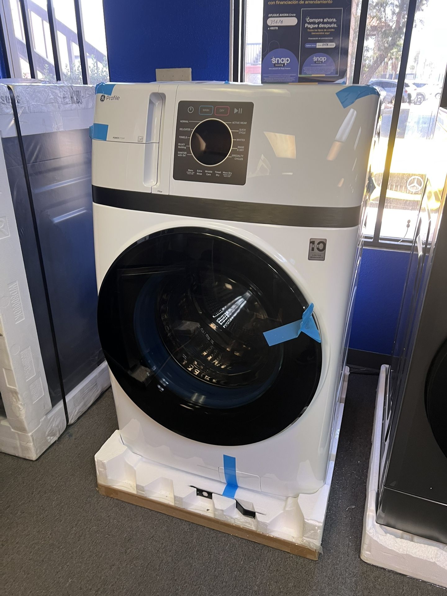 GE WHITE 2 In 1 Washer And Dryer