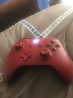 red xbox controller