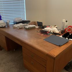 Vintage Wooden Office Desk