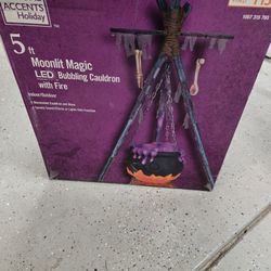 Halloween Cauldron Decoration