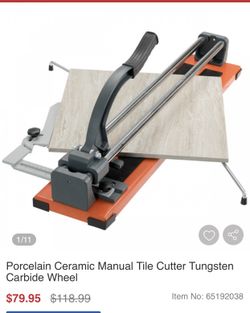 Tile cutter tungsten