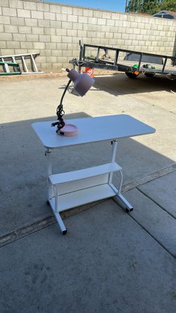 Small Desk And Lamp