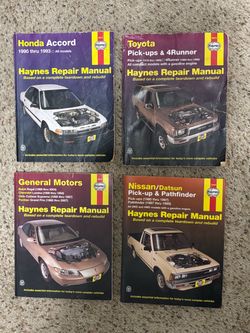Haynes Repair Manuals ($10 each)
