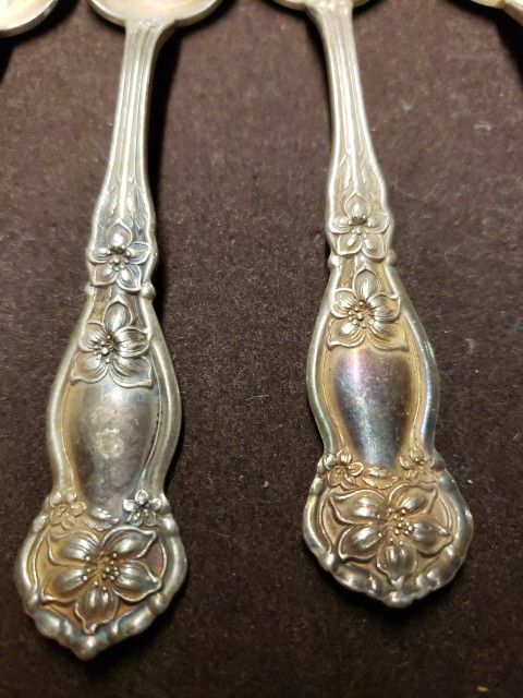 WM Rogers & Son Silverware Spoons Orange Blossom Design