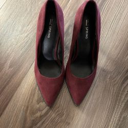 Call It Spring Burgundy pumps Size 7