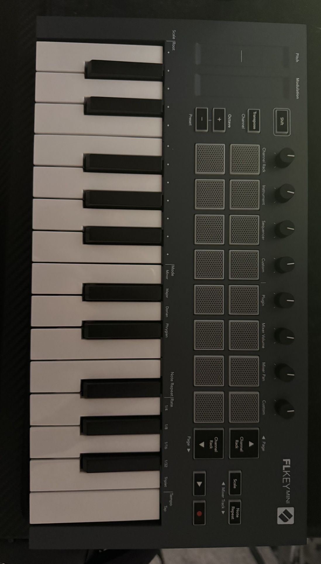 Novation FLkey Mini - Portable 25-Key, USB, MIDI Keyboard Controller with FL Studio Integration for Music Production
