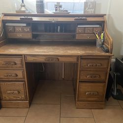 FREE Antique Roll Up Desk Solid Wood