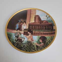 Precious Moments Plate "The Baby Moses" Hamilton Collection
