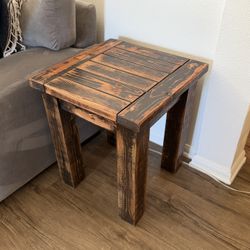 Solid Wood Side Table