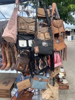 Western boots, purses and wallets
