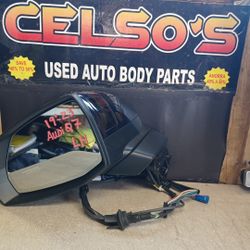 19 23 Audi Q7 LH Mirror w/camera OEM. Blue 