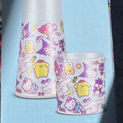Hello Kitty & Friends Carafe Glass Set