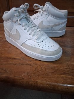 Nike White Mid-Top Sneakers
